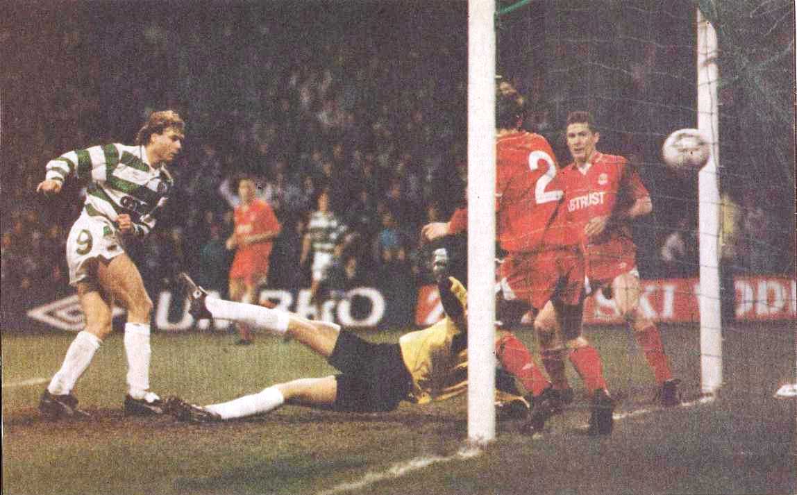 LATE ARRIVALS – JANUARY 1991 CELTIC 1-0 ABERDEEN