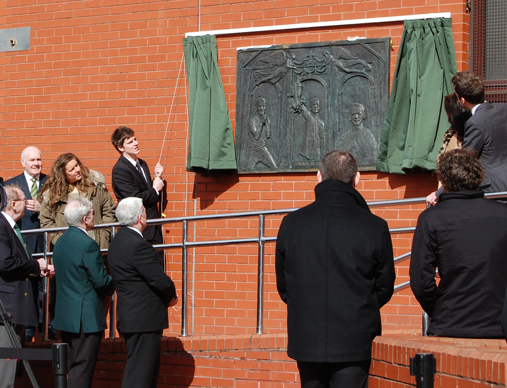 The Unveiling Ceremony for the Tommy Burns Plaque