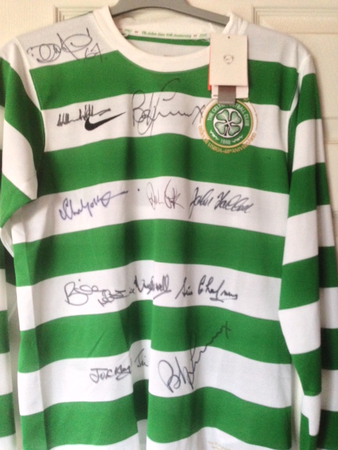 Lisbon Lions Jersey Auction In Aid of Padraig and Andy